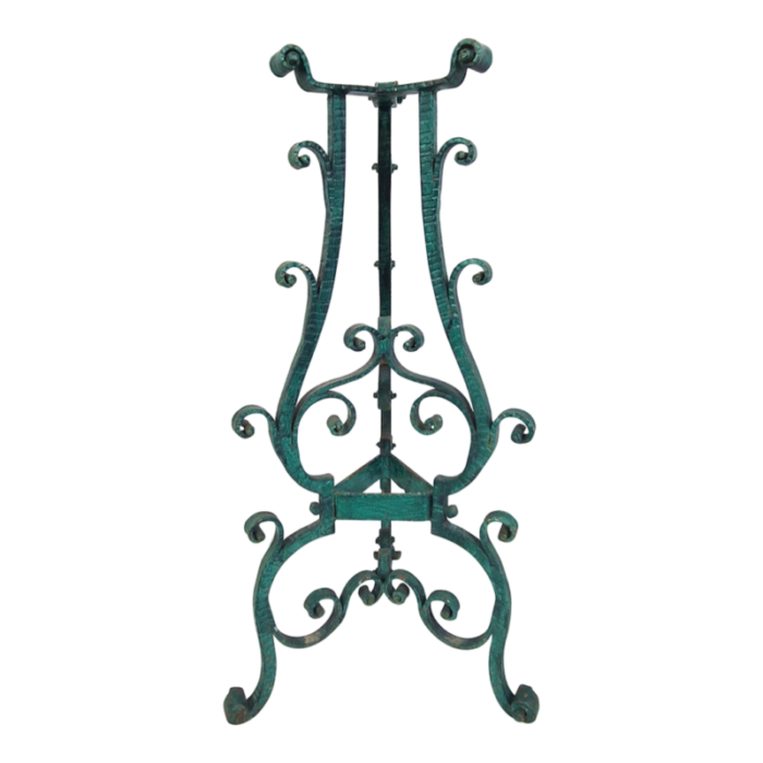 wrought iron vase holder 1930s 4161