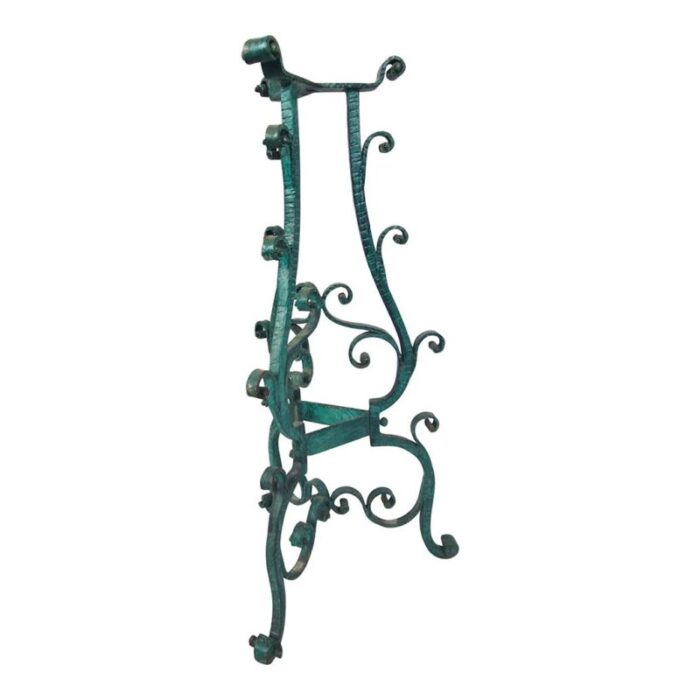 wrought iron vase holder 1930s 6369