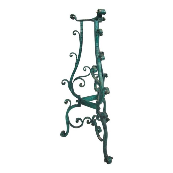 wrought iron vase holder 1930s 6831