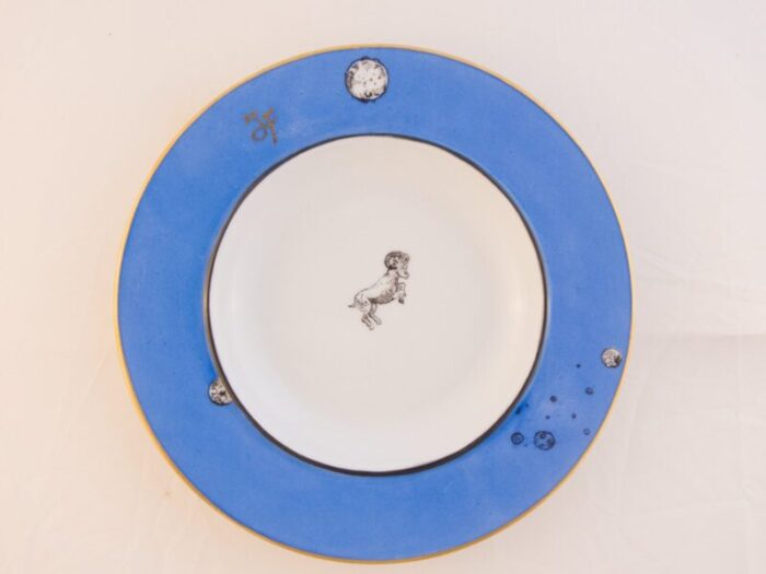 zodiac plates by lithian ricci set of 12 21