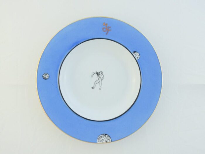 zodiac plates by lithian ricci set of 12 4